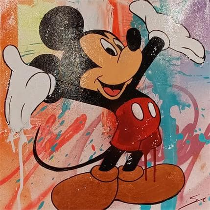 Peinture Mr MOUSE par Mestres Sergi | Tableau  Graffiti