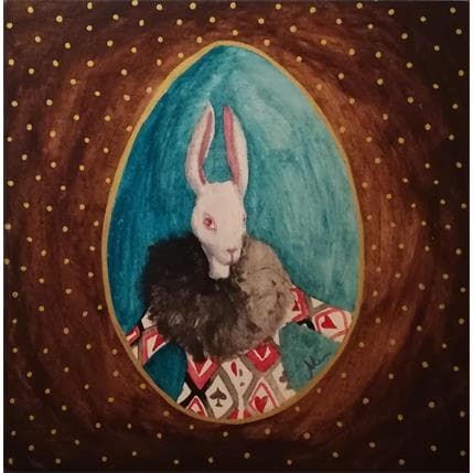 Peinture Au mirroir par Nai | Tableau Surréalisme Acrylique animaux