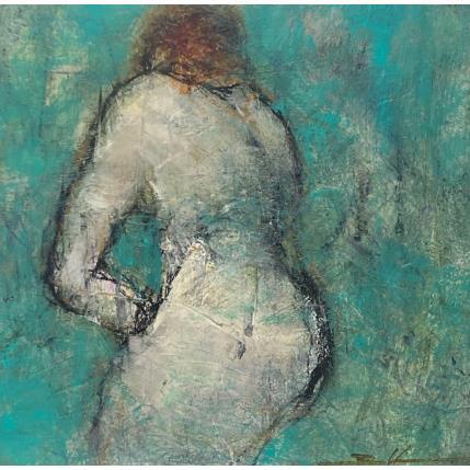 Peinture Un flou de verdure par Kerbastard Béatrice | Tableau  Acrylique, Fusain, Pastel