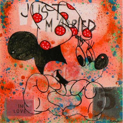 Peinture Minnie par Kikayou | Tableau  Graffiti