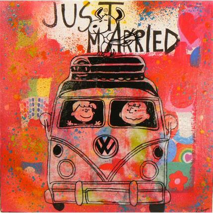 Peinture Holidays par Kikayou | Tableau  Graffiti