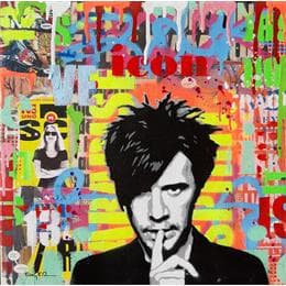 Pintura Pop icon por Euger Philippe | Pintura Pop-art Acrylic, Graffiti Pop icons, Portrait