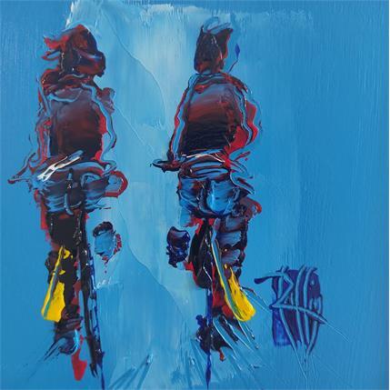 Painting Bordure rouge by Raffin Christian | Painting  Oil Life style