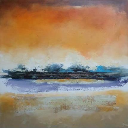 Peinture Abstraction #9169 par Hévin Christian | Tableau Abstrait Acrylique Minimaliste