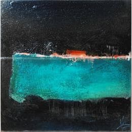 Pintura Abstraction #589 por Hévin Christian | Pintura Abstract Minimalist