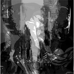 Pintura Batman 8 por Castan Daniel | Pintura Figurative Oil Black & White, Pop icons, Urban