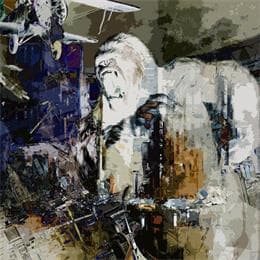Pintura King Kong 1 por Castan Daniel | Pintura Figurative Oil Pop icons, Urban
