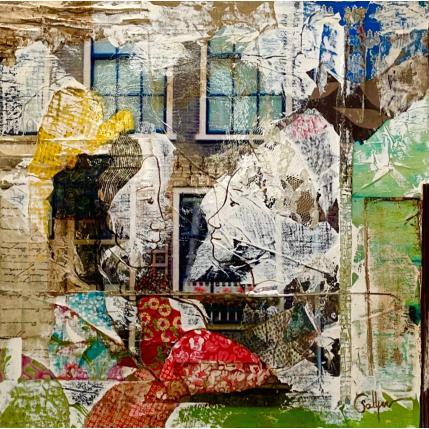 Peinture Rumeur par Sablyne | Tableau Art Singulier Acrylique Portraits