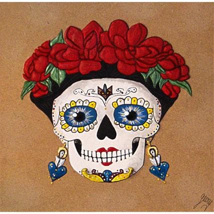 Peinture Calavera dos par Geiry | Tableau Pop-art Icones Pop