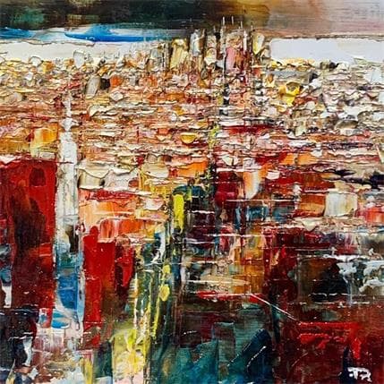 Painting New York from Empire State Building by Reymond Pierre | Painting Figurative Oil Urban