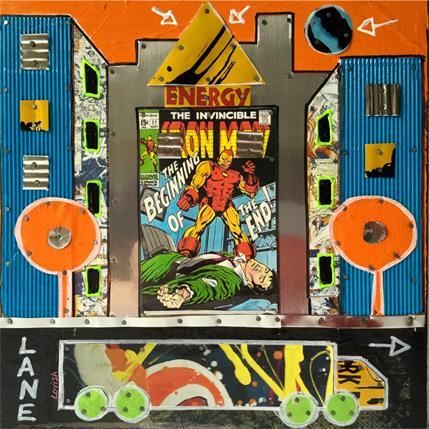 Peinture Fancy truck par Lovisa | Tableau Pop-art Urbain