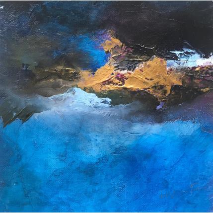 Peinture Et si le bleu... par Dumontier Nathalie | Tableau  Huile