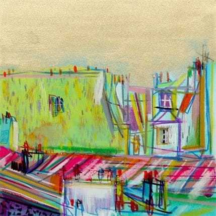 Peinture La rosée (part 2) par Anicet Olivier | Tableau Figuratif Acrylique Urbain