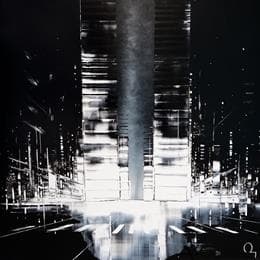 Pintura Vol de nuit por Rey Julien | Pintura Figurative Acrylic Urban