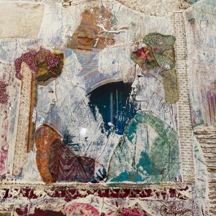 Peinture Porte close par Sablyne | Tableau Art Singulier Acrylique Portraits