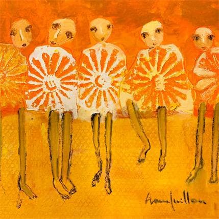 Peinture Tranches de vie par Guillon Anne | Tableau