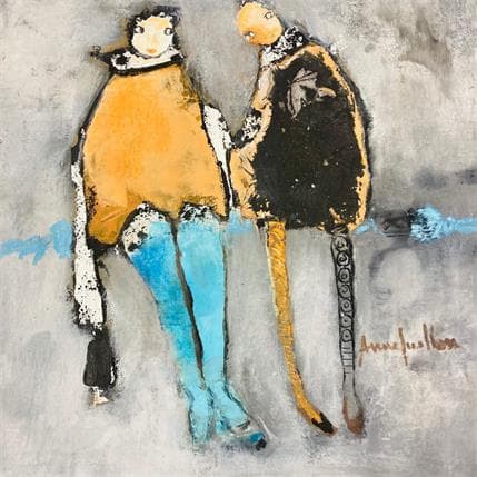 Painting Heures grises by Guillon Anne | Painting