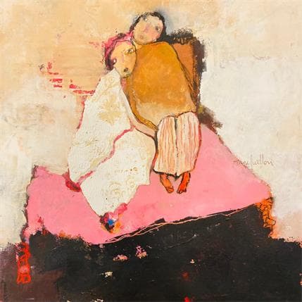 Peinture Rêveurs par Guillon Anne | Tableau