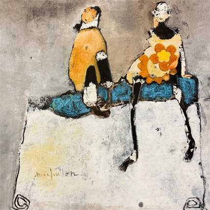 Peinture Ilôt par Guillon Anne | Tableau