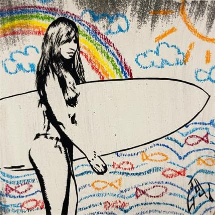 Peinture Surfin`USA par Di Vicino Gaudio Alessandro | Tableau  Acrylique
