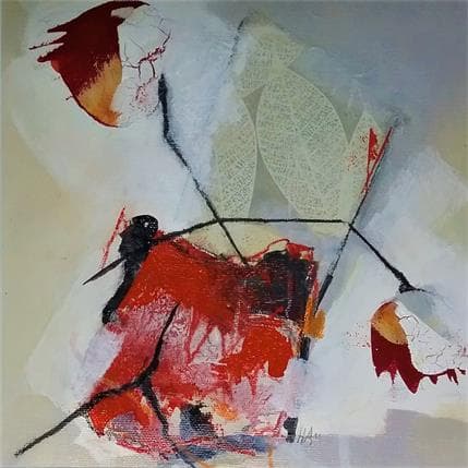 Peinture Croquis de nature 1 par Han | Tableau Abstrait Minimaliste, Paysages