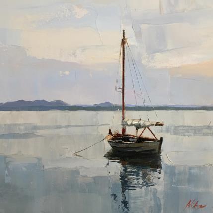 Peinture Yacht par Niko Marina  | Tableau Figuratif Huile Marine