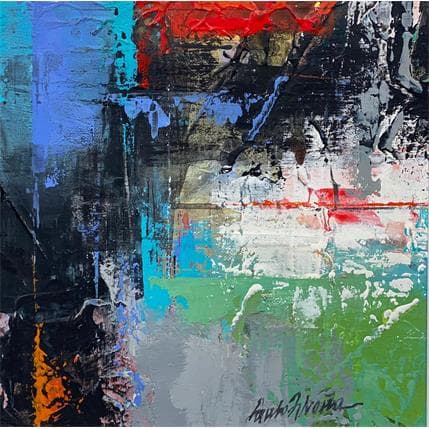 Peinture Pointu par Silveira Saulo | Tableau Abstrait Acrylique Scènes de vie