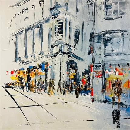 Peinture Léche vitrine par Raffin Christian | Tableau Figuratif Huile Scènes de vie