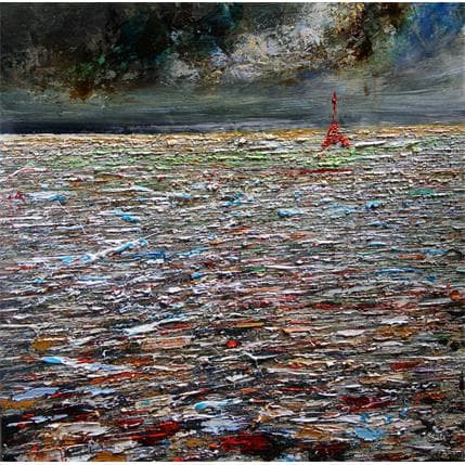 Peinture Paris par Reymond Pierre | Tableau Figuratif Huile Urbain