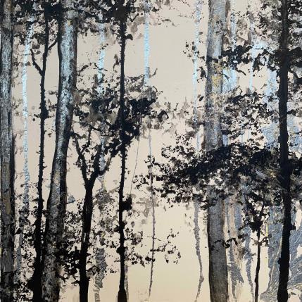Peinture Forêt abstraite 2 par Locoge Alice | Tableau  Acrylique