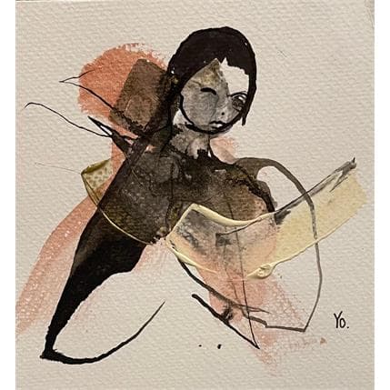 Peinture Belle de jour par YO | Tableau  Encre