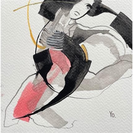 Peinture Te faire la cour par YO | Tableau  Encre