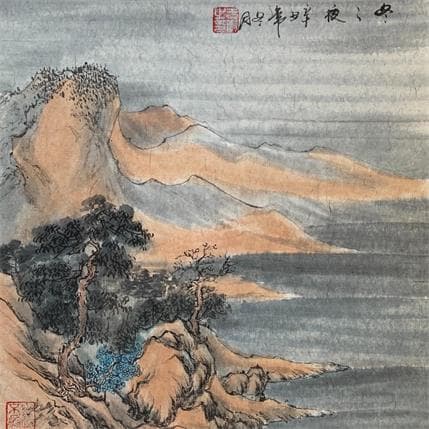 Peinture Voices of silence par Yu Huan Huan | Tableau Figuratif Paysages