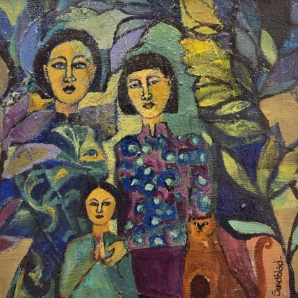 Peinture My orange cat par Sundblad Silvina | Tableau  Acrylique