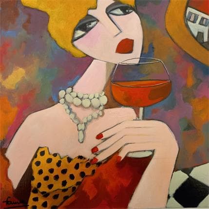 Peinture J'apprécie par Fauve | Tableau Figuratif Acrylique Portraits, Scènes de vie