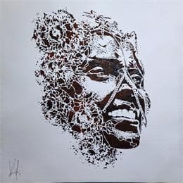 Painting Desitanya by Louafi Valentine | Painting Figurative Portrait