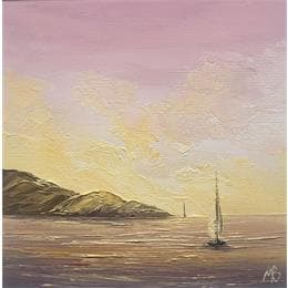 Pintura Lumière d'espoir por Blandin Magali | Pintura Figurative Oil Marine, Pop icons