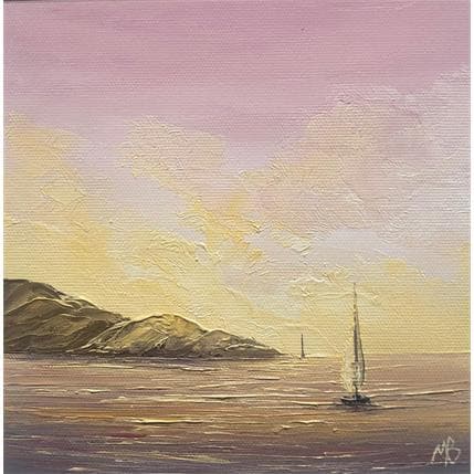 Peinture Lumière d'espoir par Blandin Magali | Tableau Figuratif Huile Marine