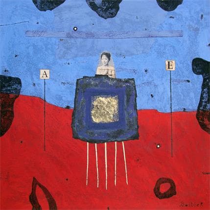 Peinture 36-43 par Boitier Thierry | Tableau Abstrait Acrylique Portraits