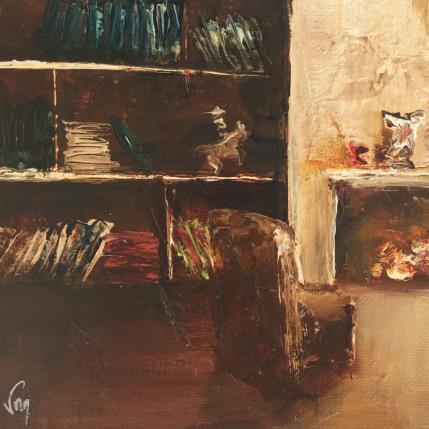 Painting English Club he... by Vinnie | Painting Figurative Oil Life style