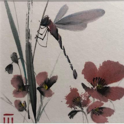 Peinture ST Fleurs par De Giorgi Mauro | Tableau Art Singulier Encre Animaux