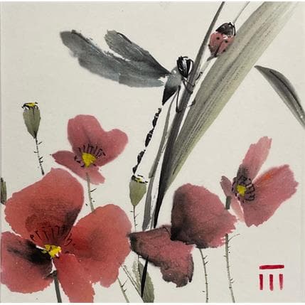 Peinture ST par De Giorgi Mauro | Tableau Art Singulier Aquarelle Animaux, Noir & blanc, Paysages