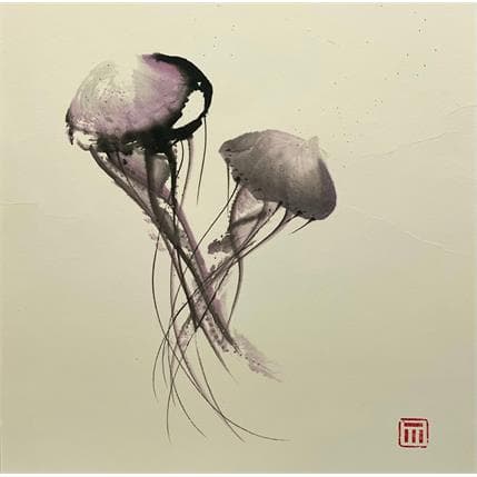 Peinture ST par De Giorgi Mauro | Tableau Art Singulier Animaux, Minimaliste, Scènes de vie