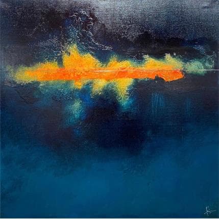 Peinture Abstraction 80 par Hévin Christian | Tableau Abstrait minimaliste