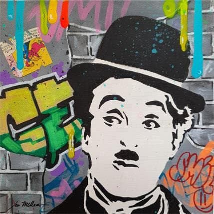 Pintura Charlot por Miller Jen  | Pintura Street art Pop icons, Portrait