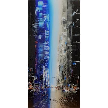 Peinture something about manhattan par Rousseau Patrick | Tableau Figuratif Huile Urbain