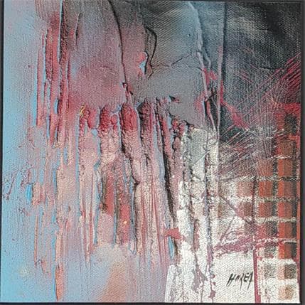 Peinture Construction - Cathédrale de Strasbourg par Horea | Tableau Art Singulier Huile minimaliste, Urbain