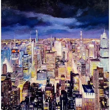 Peinture NY Ten par Rigaux Régis | Tableau Figuratif Huile Urbain