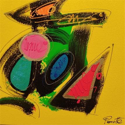 Painting Zin by Perrotte | Painting Abstract Acrylic, Cardboard Minimalist