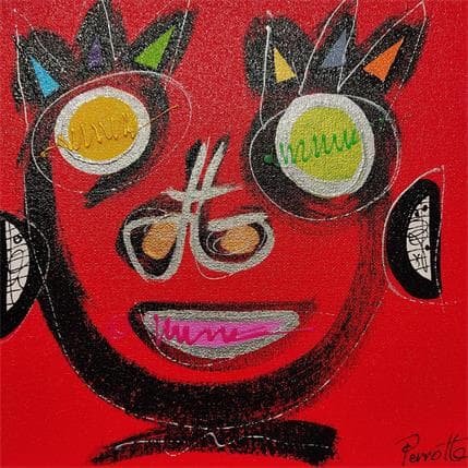 Peinture Flo par Perrotte | Tableau Abstrait Acrylique, Carton Minimaliste